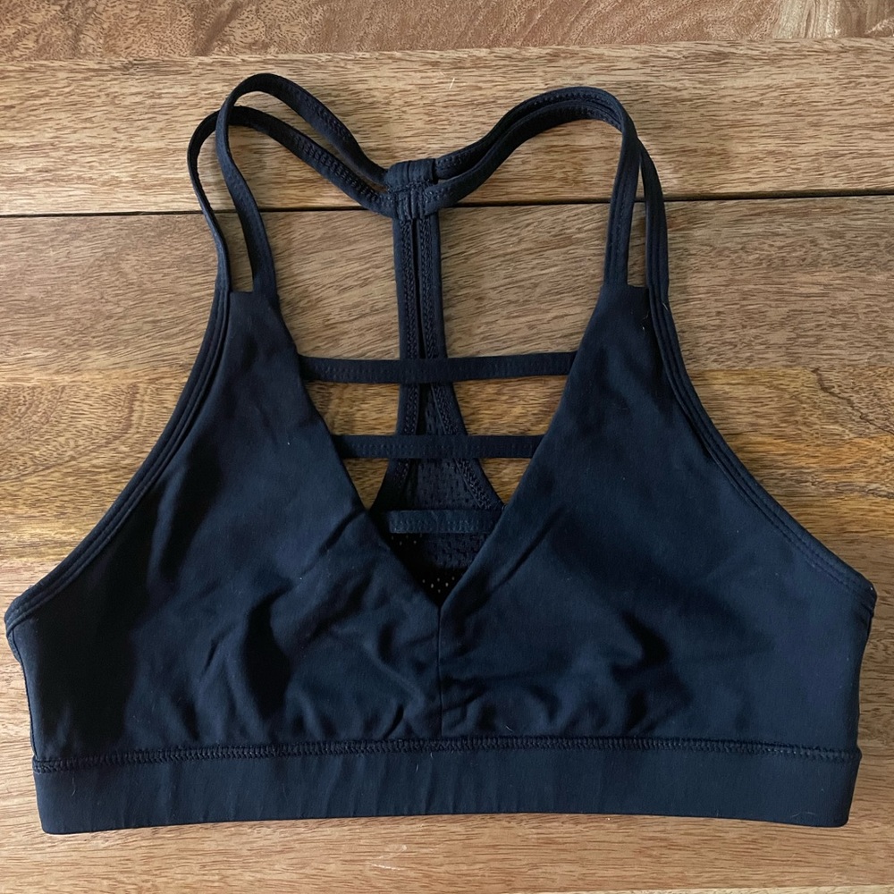 Black Zyia Grid Bra - size M